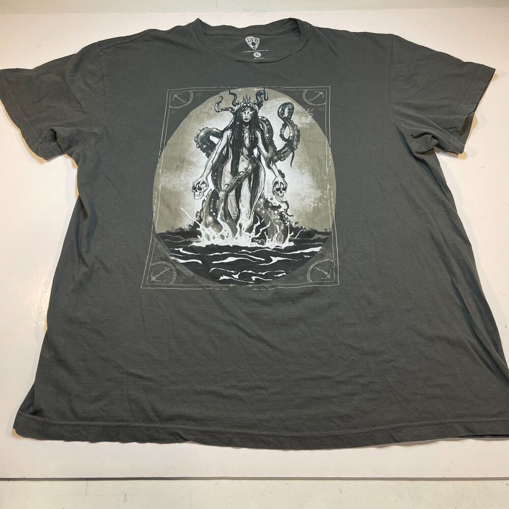 Mystical Siren Dark Horror LVB Ludwig Van Bacon Art Hot Topic T SHIRT Mens XL - Picture 3 of 4